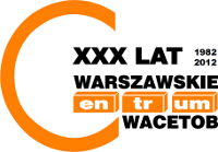 Logo XXX Lat Warszawskiego Centrum Wacetob